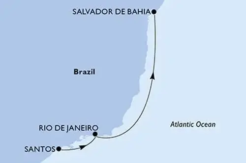 Cruise itinerary