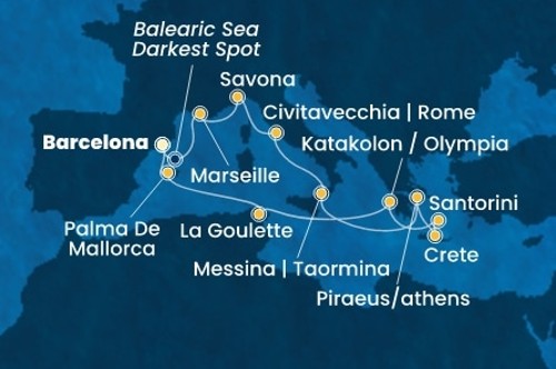 Маршрут круиза