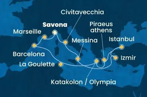 Маршрут круиза