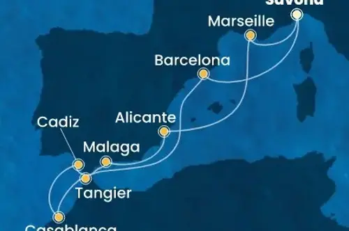 Cruise itinerary