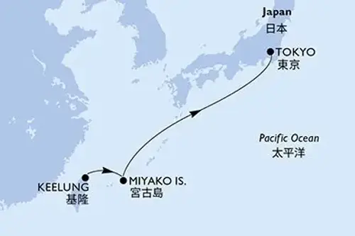 Маршрут круиза