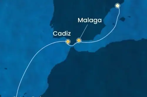 Cruise itinerary