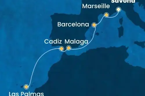 Маршрут круиза