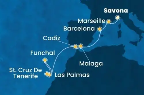 Cruise itinerary