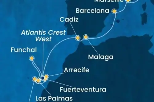 Cruise itinerary