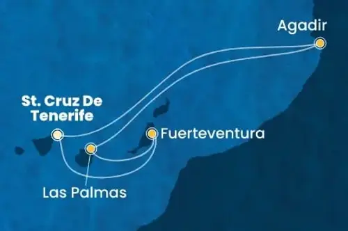 Cruise itinerary