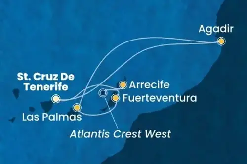 Cruise itinerary