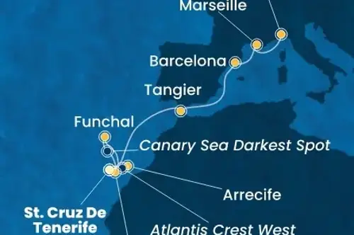 Cruise itinerary