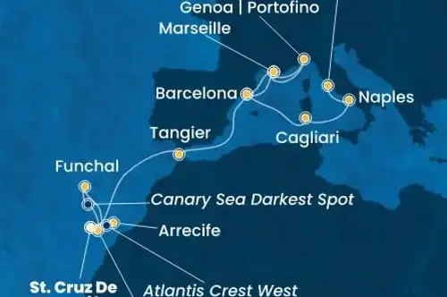 Cruise itinerary