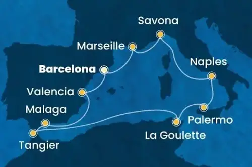 Cruise itinerary