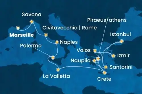 Cruise itinerary