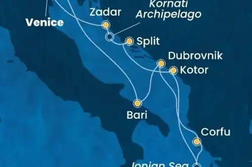 Cruise itinerary