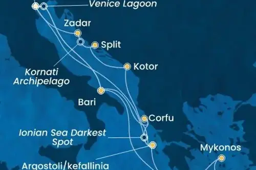 Cruise itinerary