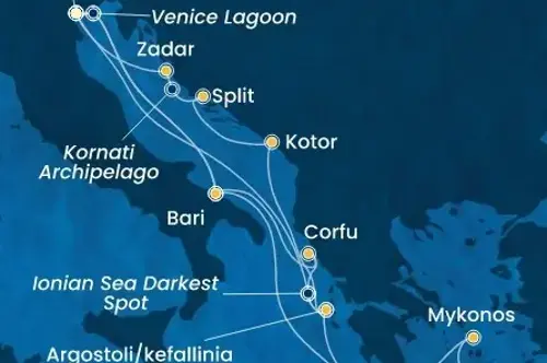 Cruise itinerary