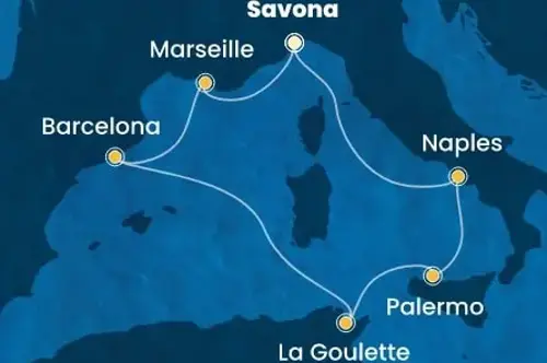 Cruise itinerary