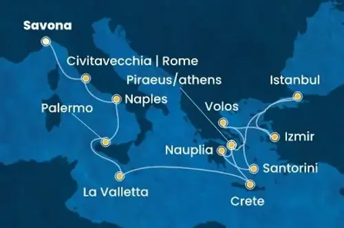 Cruise itinerary