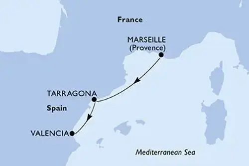Cruise itinerary