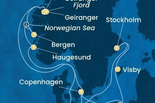 Cruise itinerary