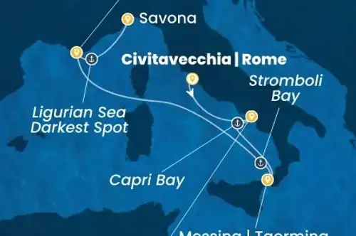 Cruise itinerary