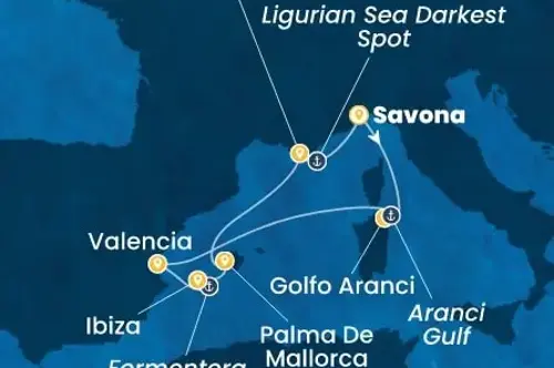 Cruise itinerary