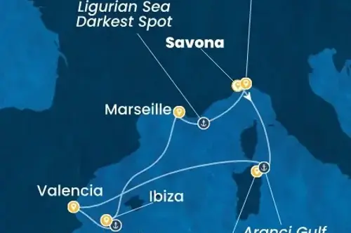 Cruise itinerary