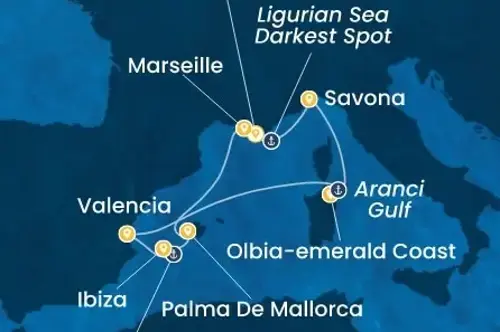 Cruise itinerary