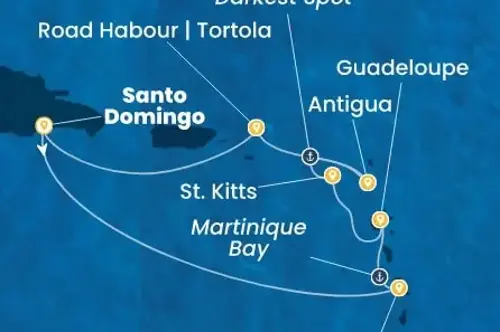 Cruise itinerary