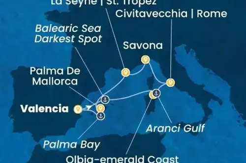 Cruise itinerary