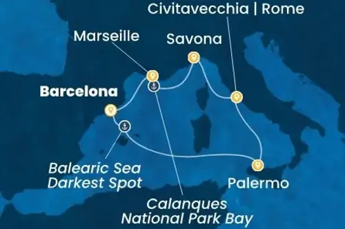 Cruise itinerary