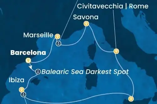 Cruise itinerary