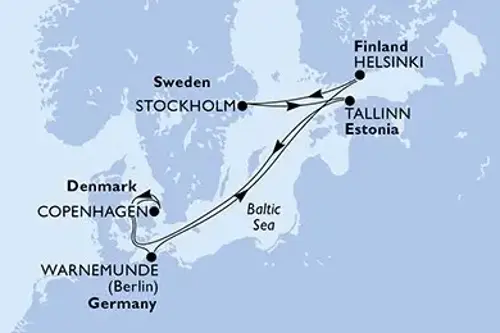 Cruise itinerary