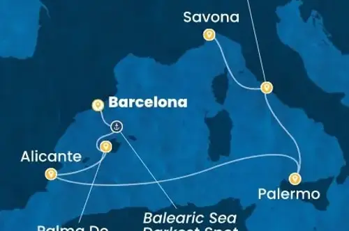 Cruise itinerary