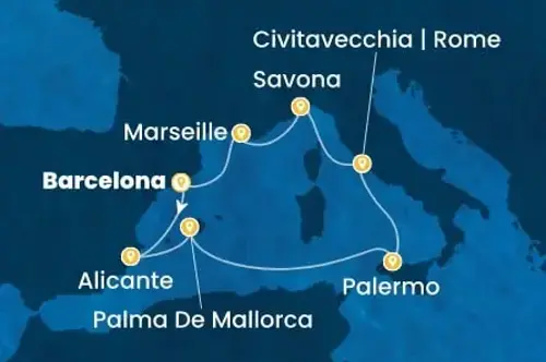 Cruise itinerary