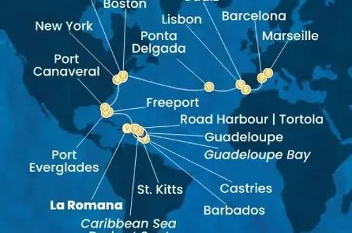 Cruise itinerary