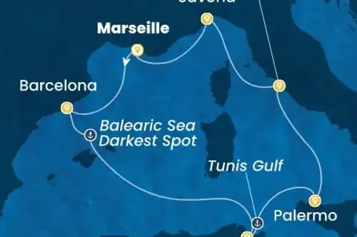 Cruise itinerary