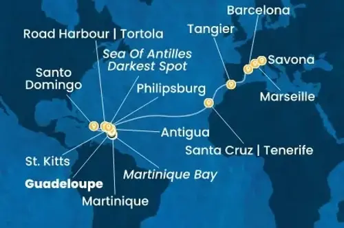 Cruise itinerary