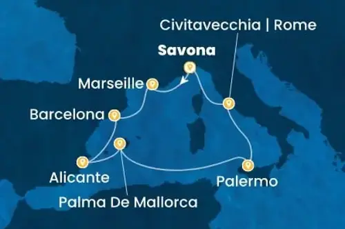 Cruise itinerary