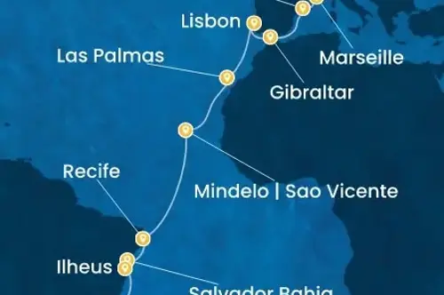 Cruise itinerary