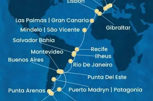 Cruise itinerary