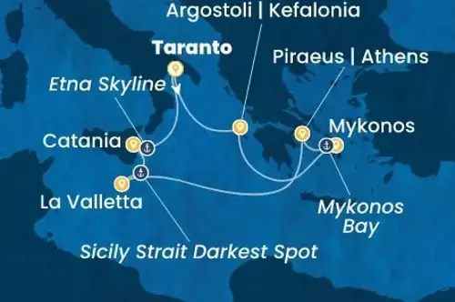 Cruise itinerary