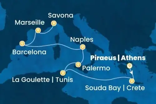 Cruise itinerary