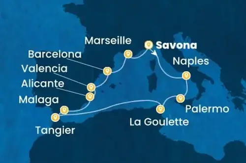 Cruise itinerary