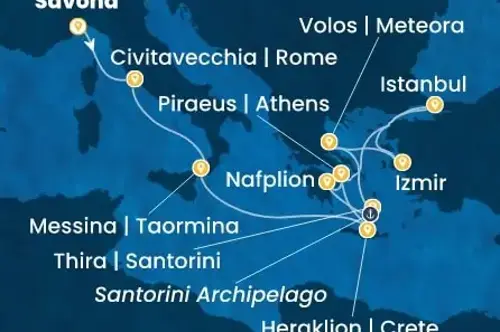 Cruise itinerary