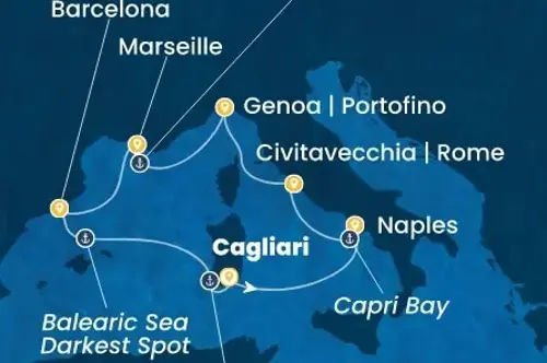 Cruise itinerary