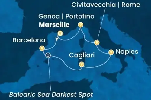 Cruise itinerary