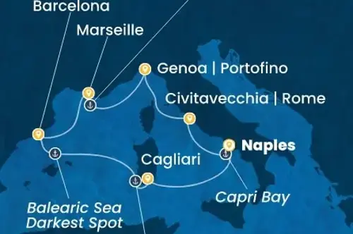 Cruise itinerary
