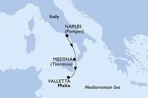 Cruise itinerary