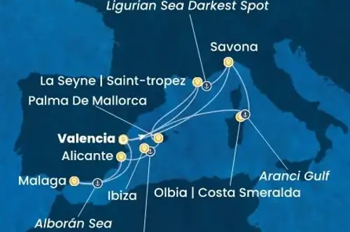 Cruise itinerary