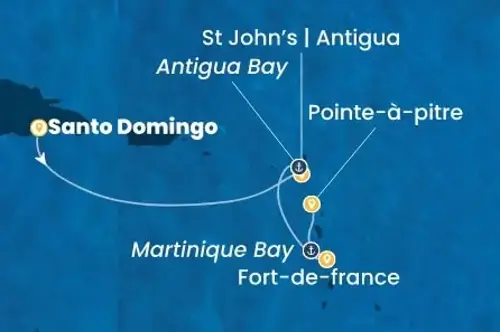Cruise itinerary