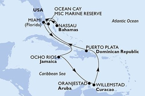 Cruise itinerary